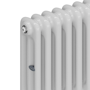 Радиатор стальной трубчатый Rifar TUBOG 3037 14 секций, подкл нижнее одност с терм, RAL 9016 глянцевый